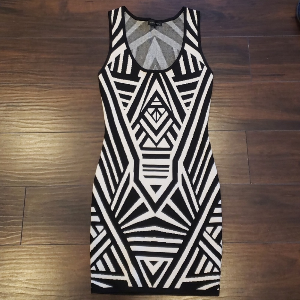 Black and Cream Dress